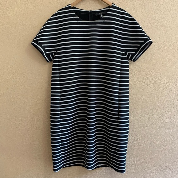 Weekend MaxMara Luca Striped Dress Size M/L - Picture 4 of 12